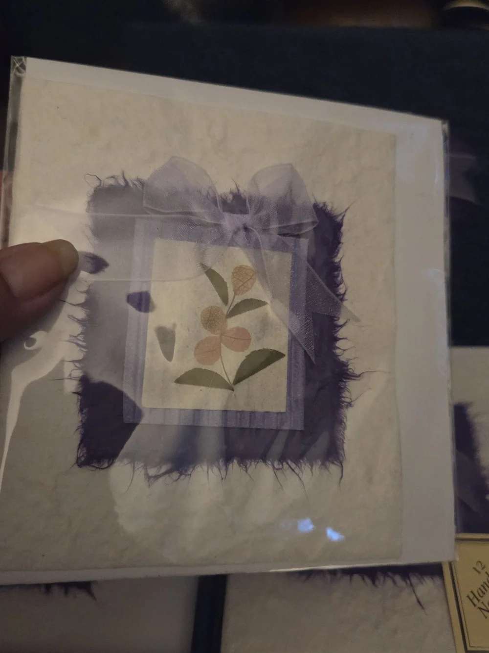Handmade Botanical Note Card Set | 12 Cards & Envelopes in Decorative Gift Box